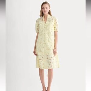 EVERLANE eyelet midi dress